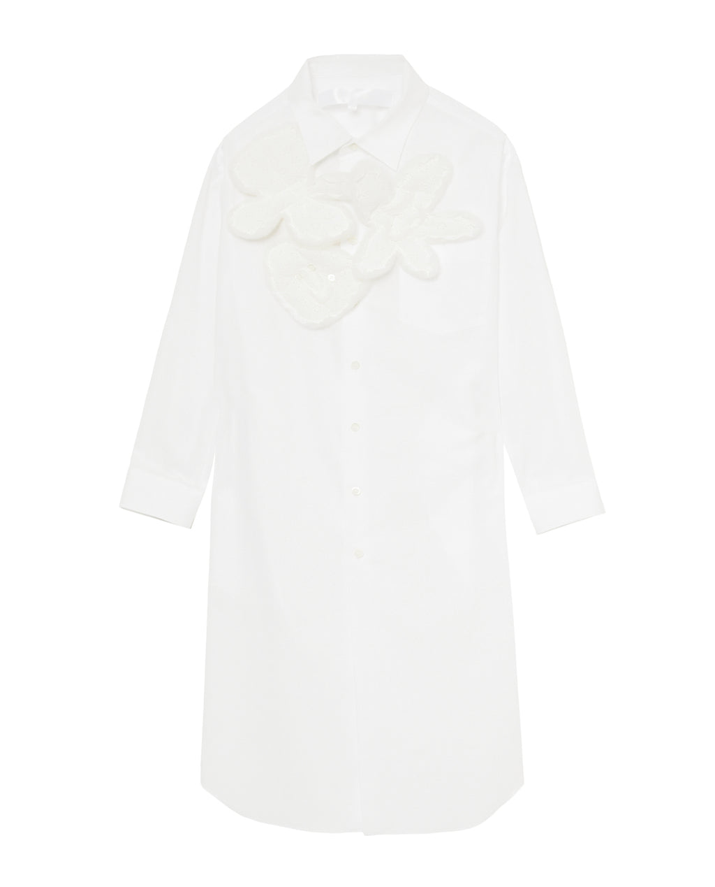 Layered shirt dress