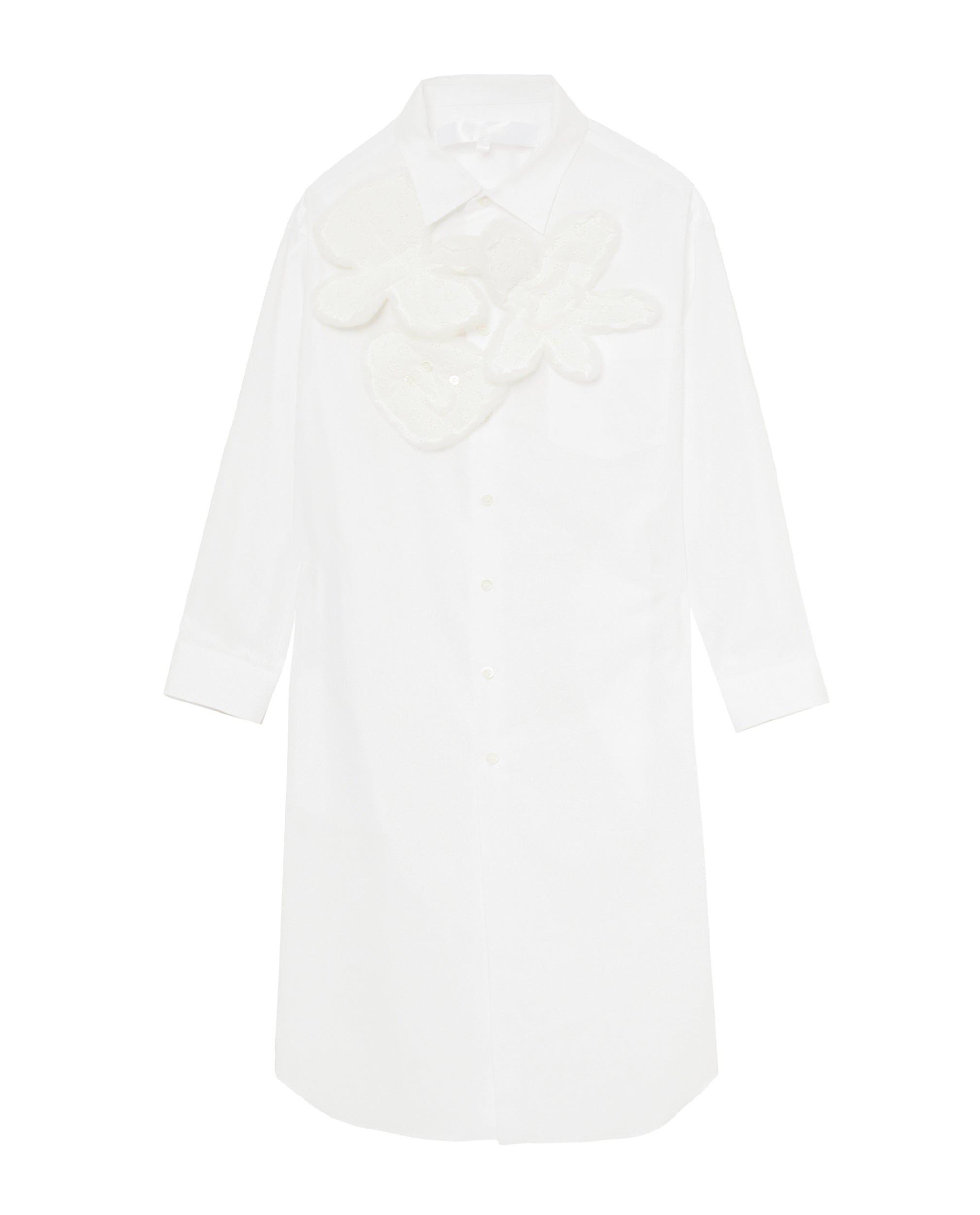 Layered shirt dress