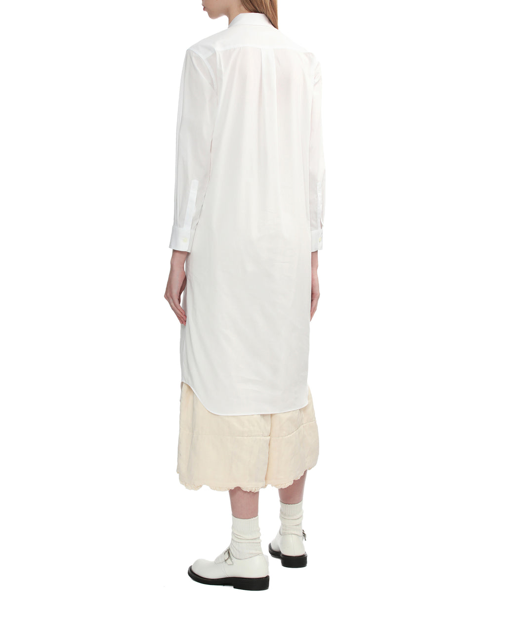 Layered shirt dress