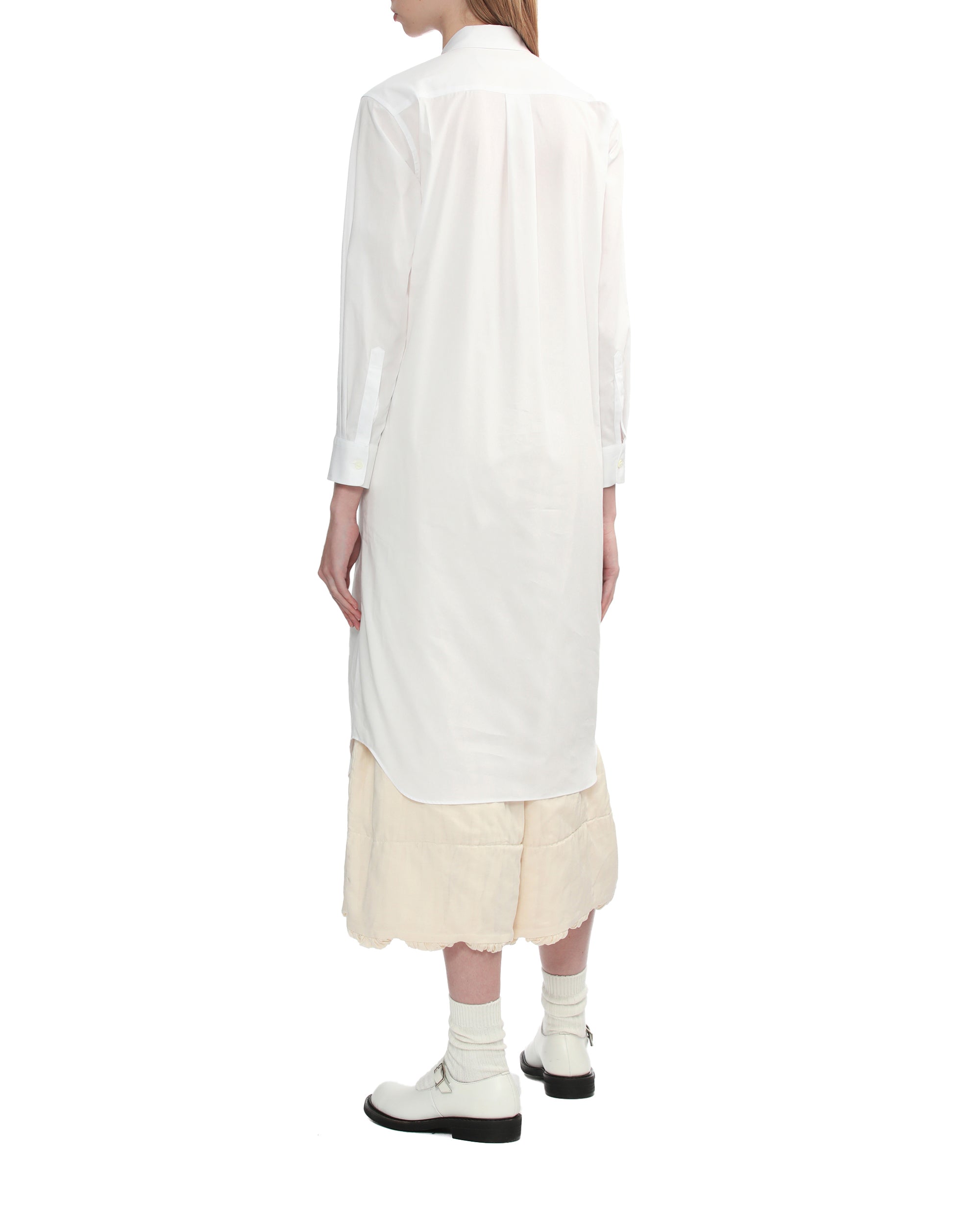 Layered shirt dress