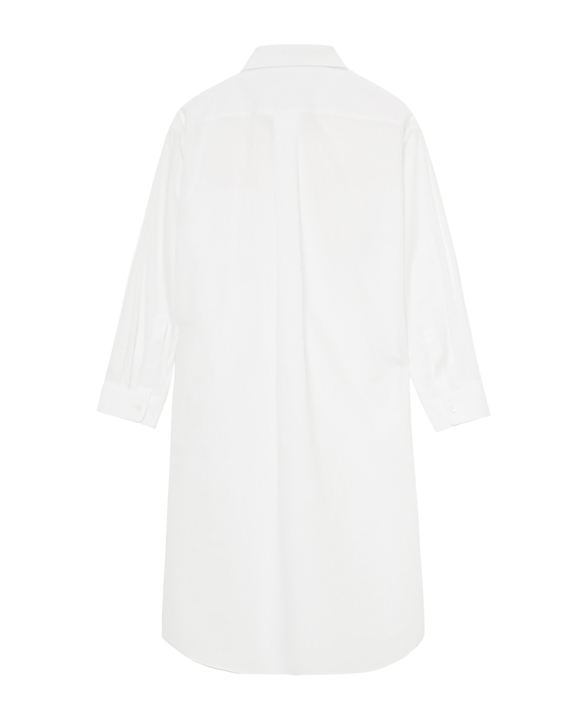 Layered shirt dress