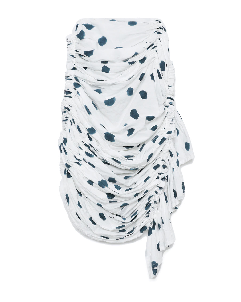 Polka dot midi skirt