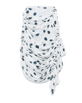 Polka dot midi skirt