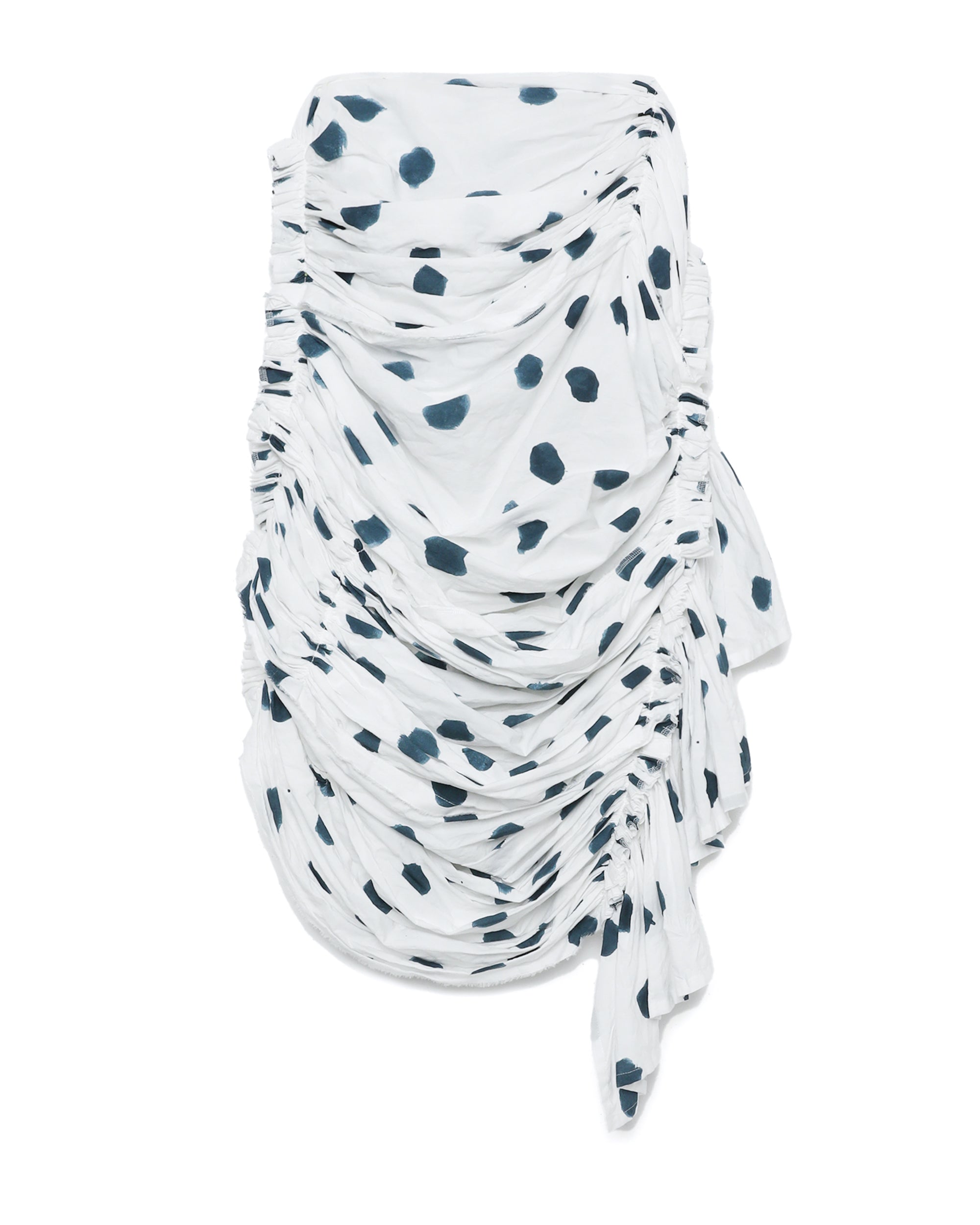Polka dot midi skirt