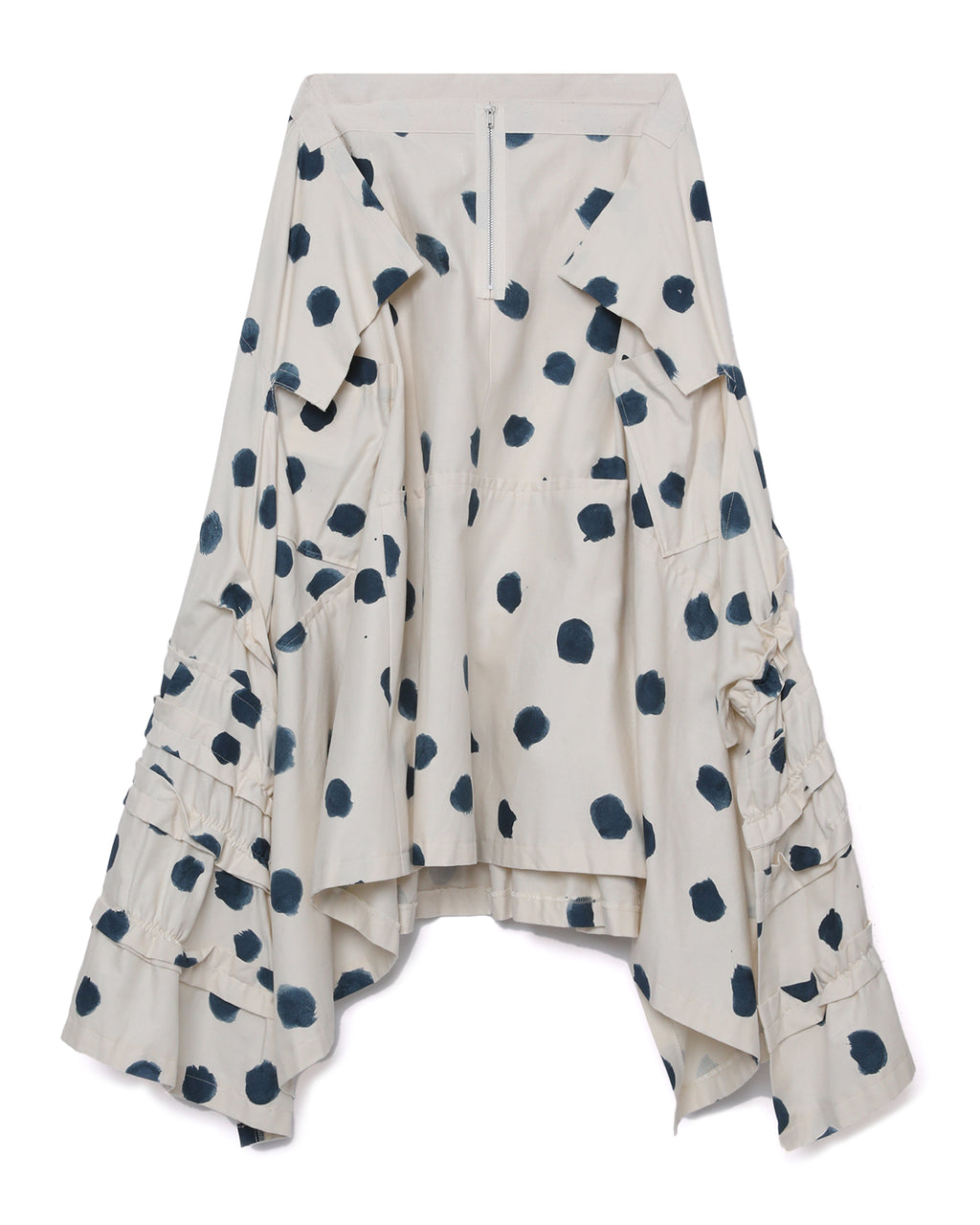 Polka dot midi skirt
