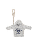 Heart moonface hoodie keychain