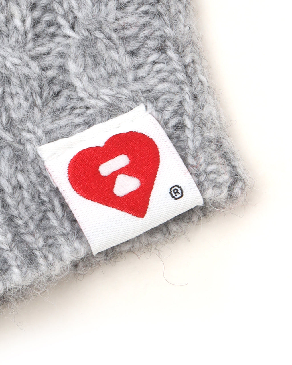 Heart moonface hoodie keychain