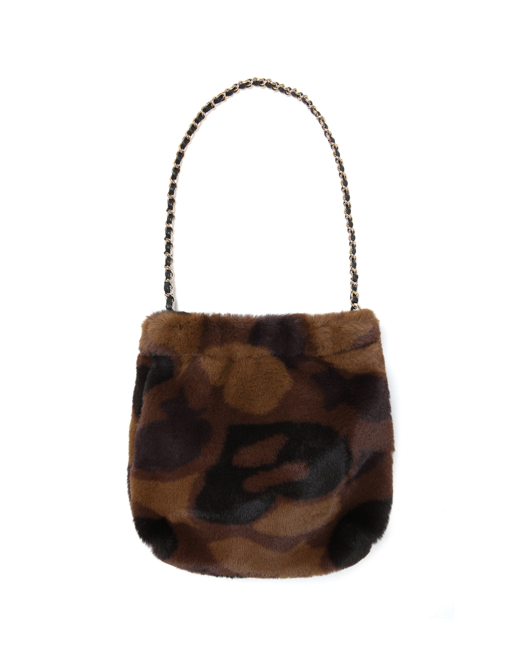 Furry shoulder bag