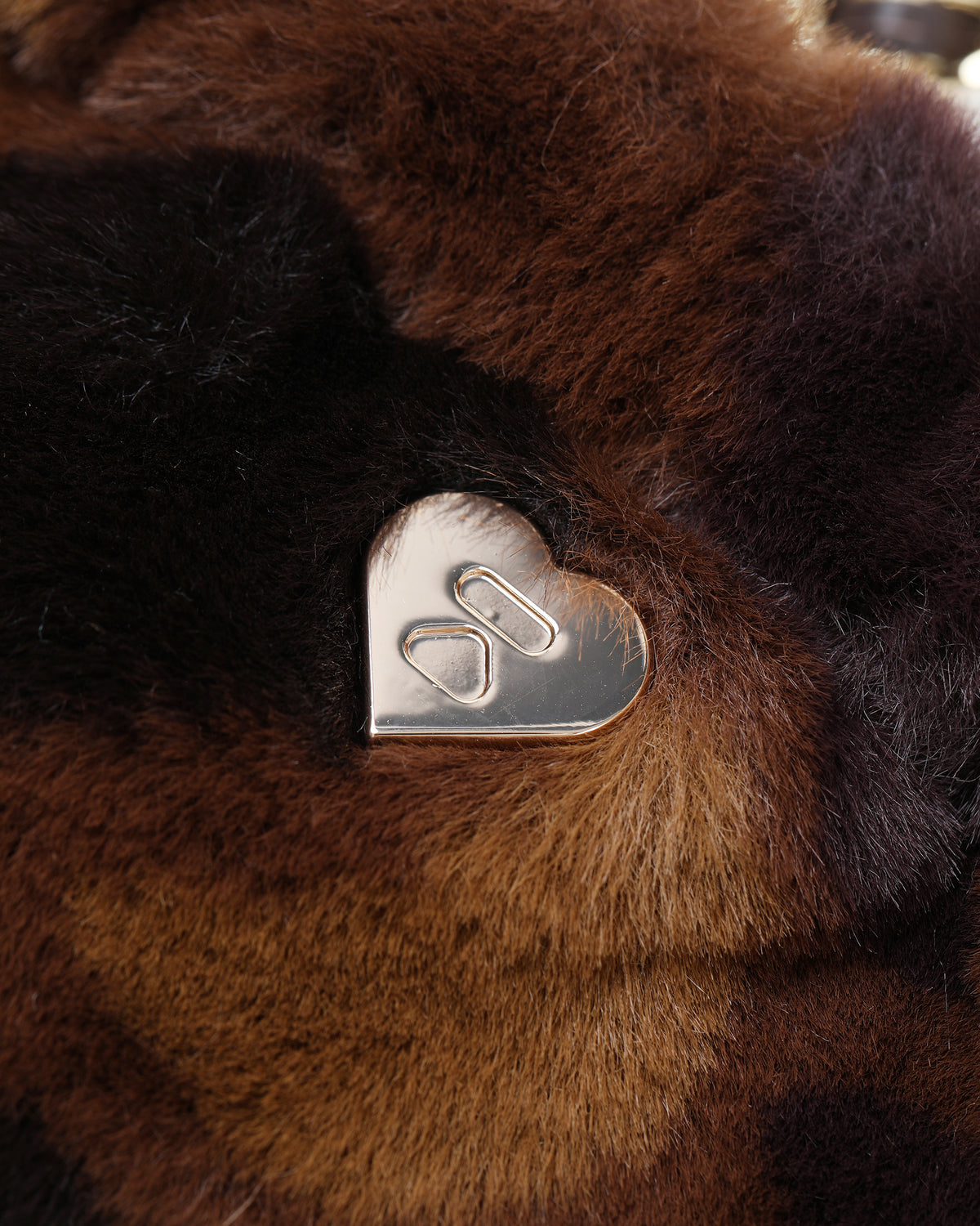 Furry shoulder bag