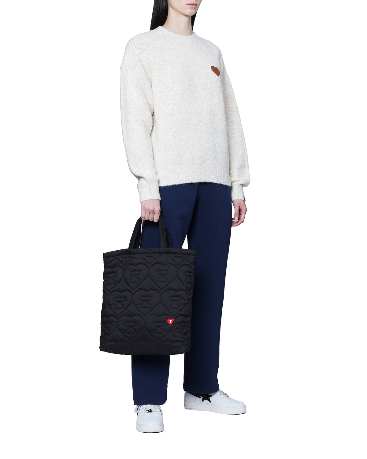 Quilted tote bag