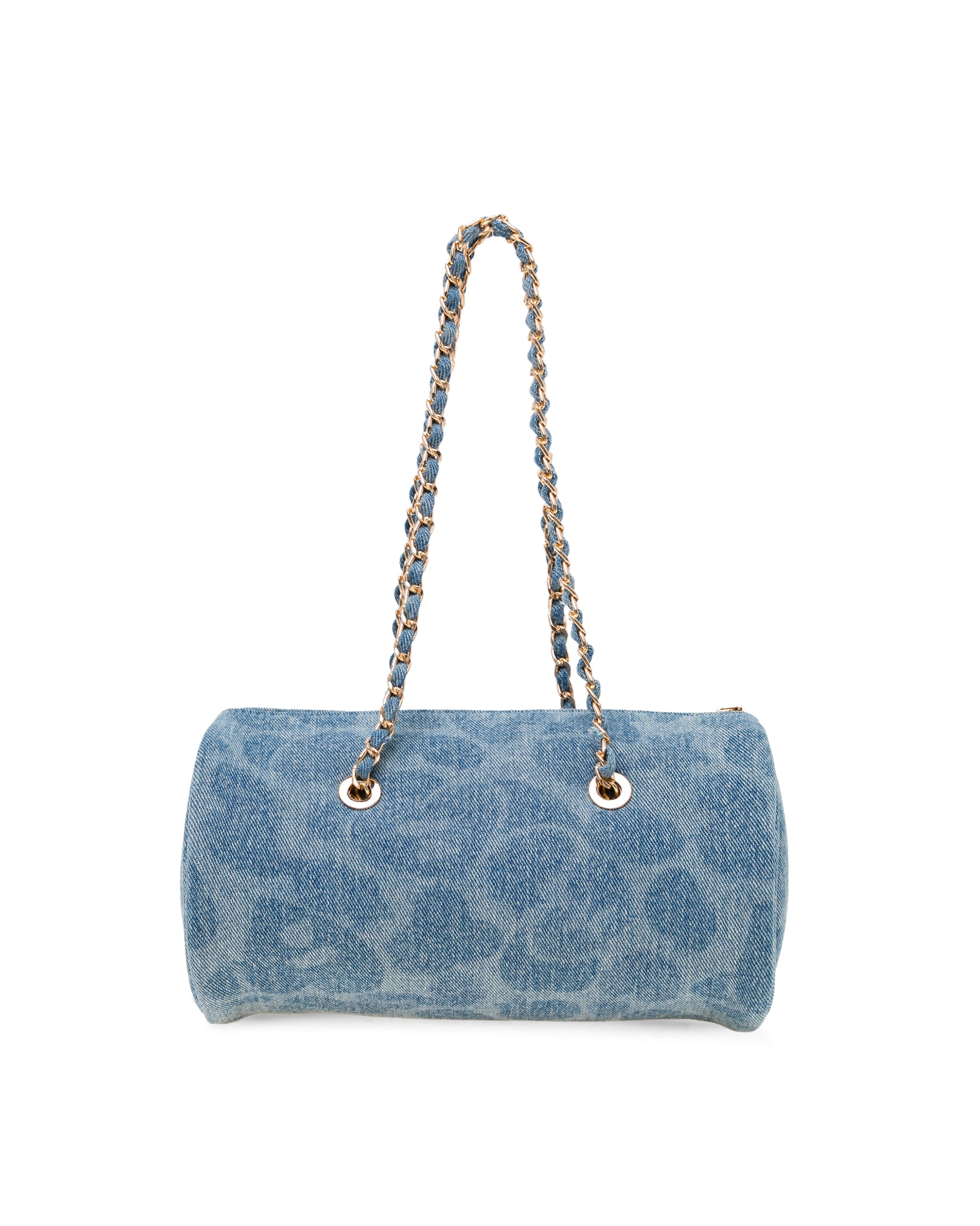 Denim shoulder bag