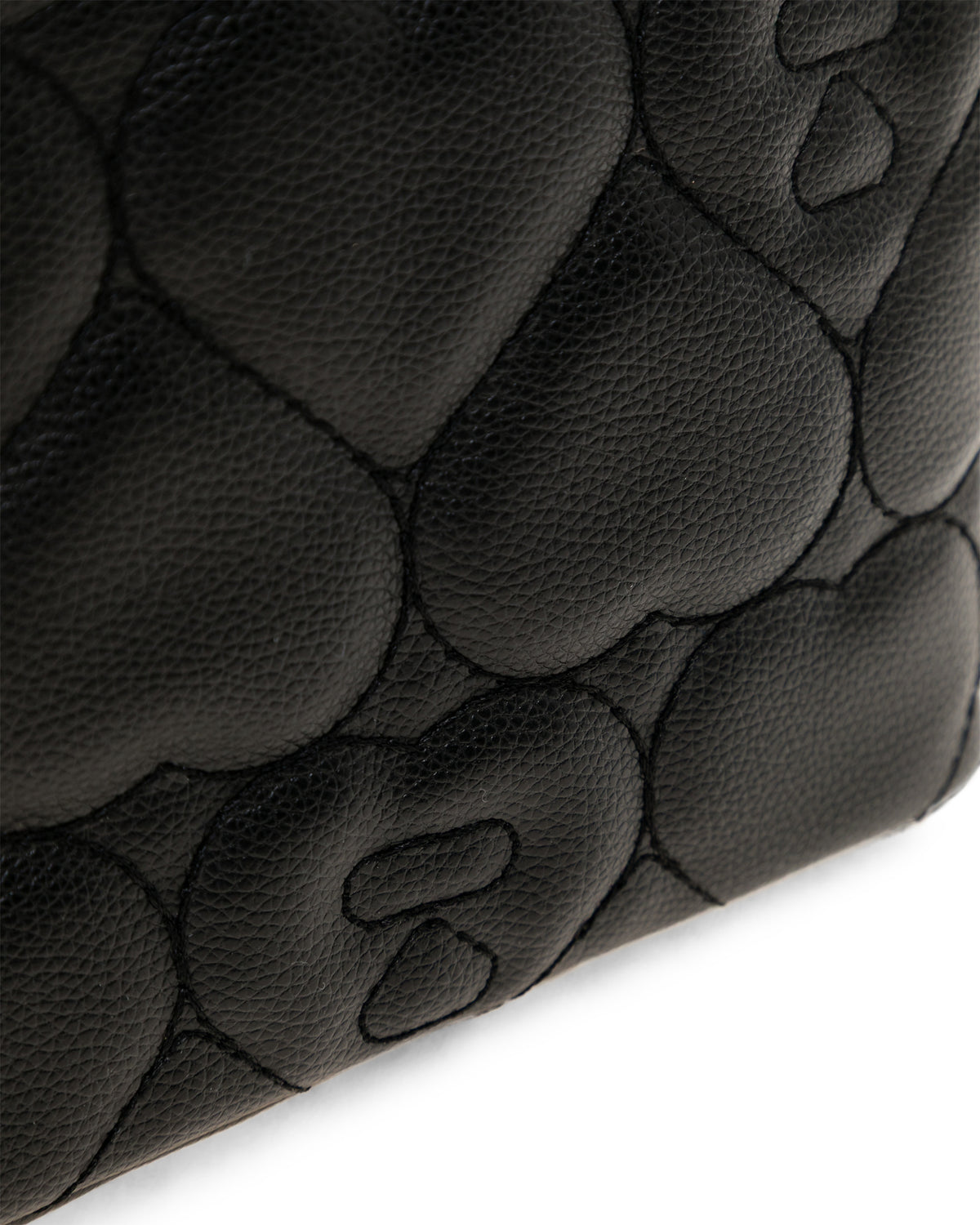 Quilted Heart Monogram Handbag