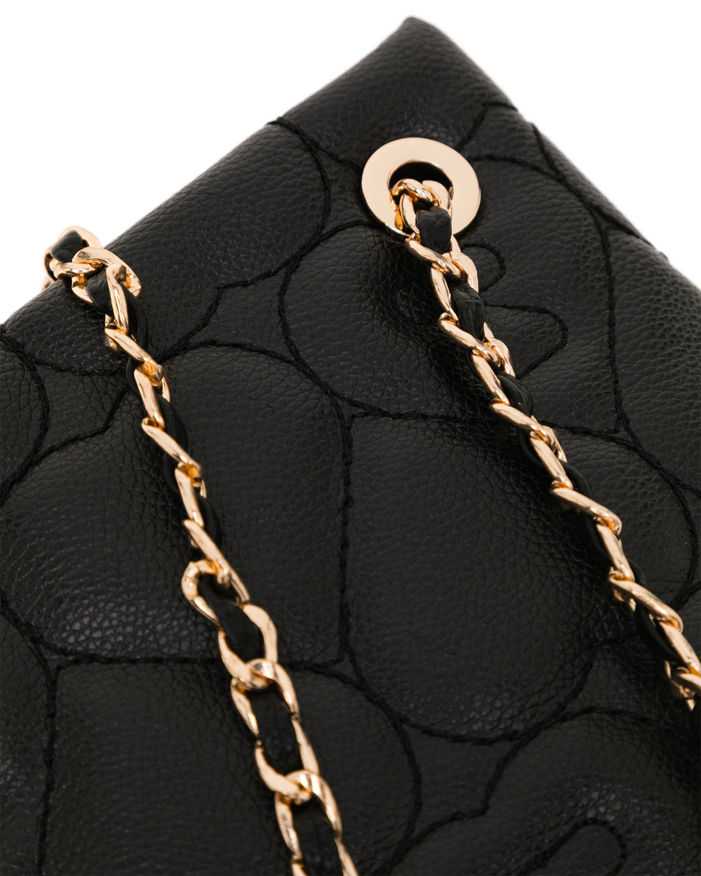 Quilted Heart Monogram Handbag