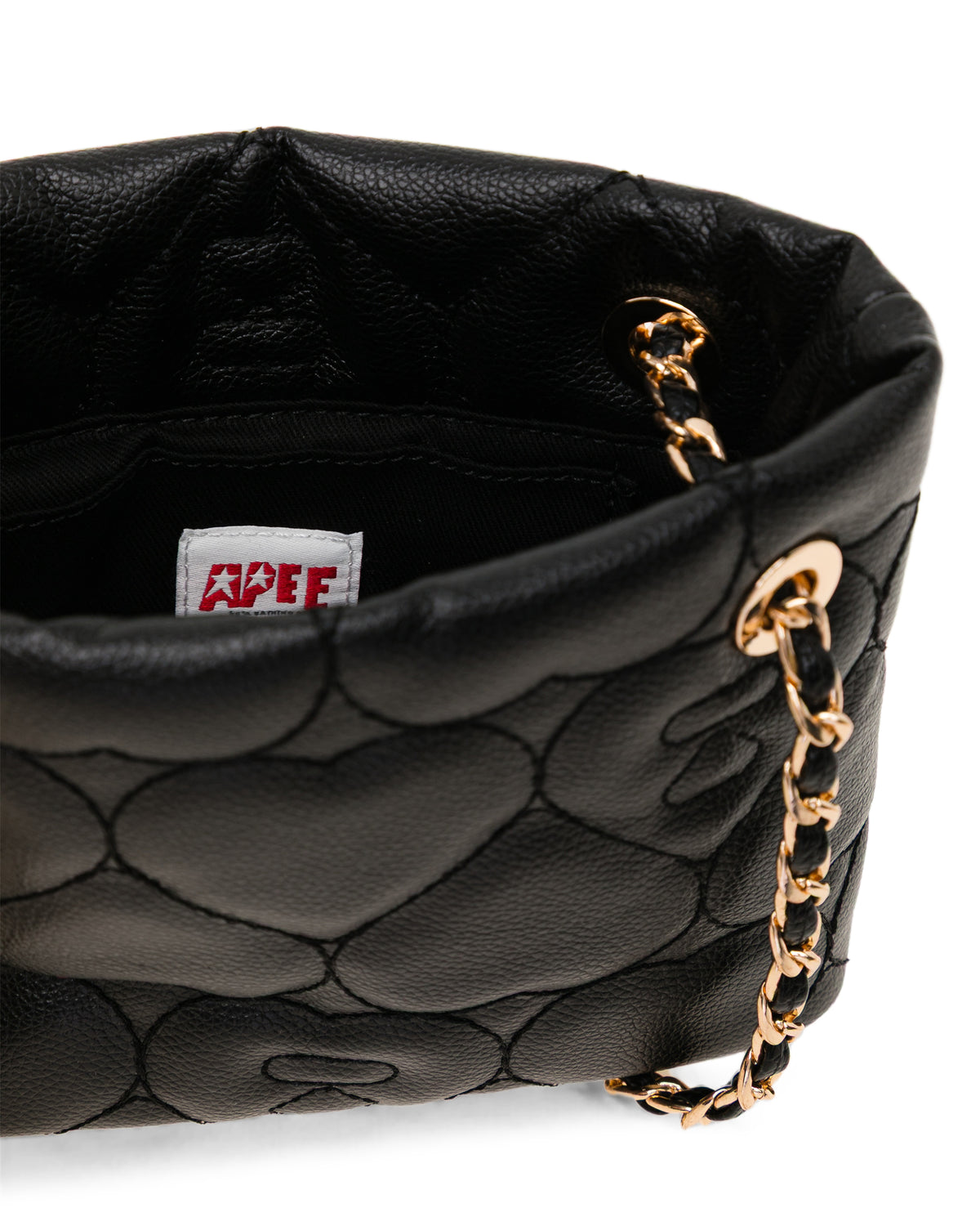 Quilted Heart Monogram Handbag
