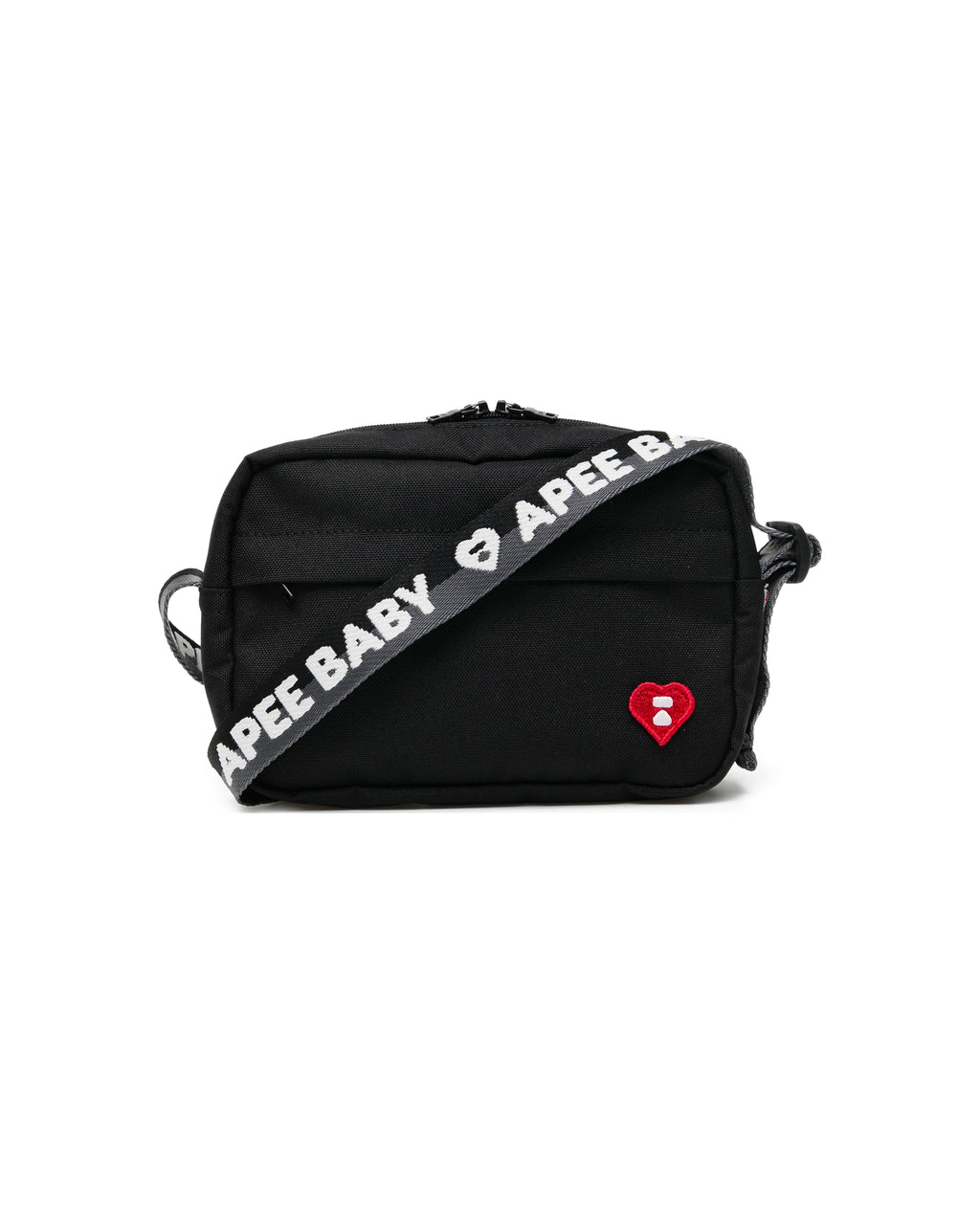 Heart badge crossbody mini bag