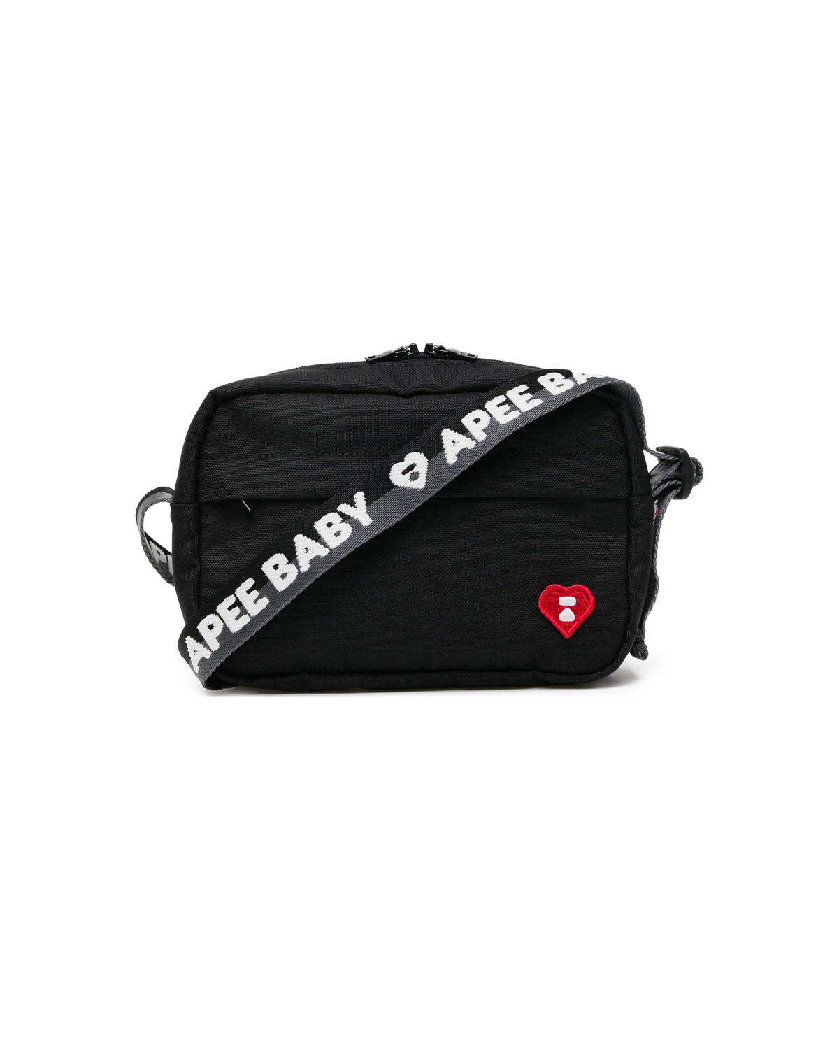 Heart badge crossbody mini bag