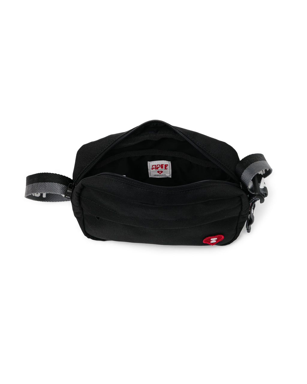 Heart badge crossbody mini bag