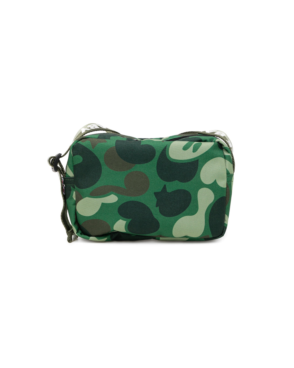 Heart badge crossbody camo mini bag