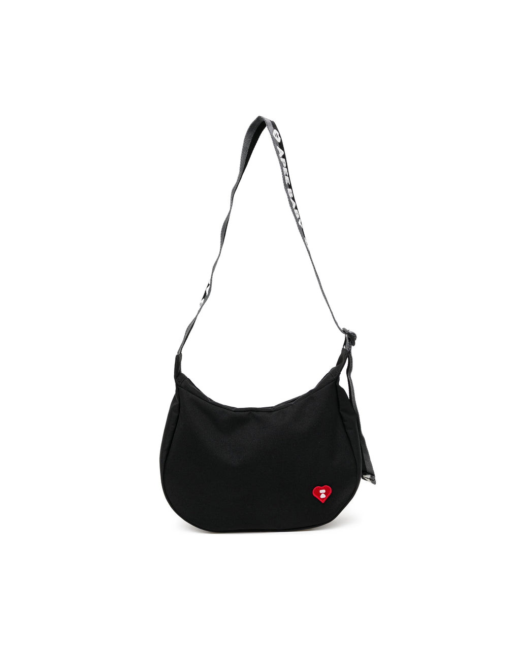 Heart badge crossbody mini bag