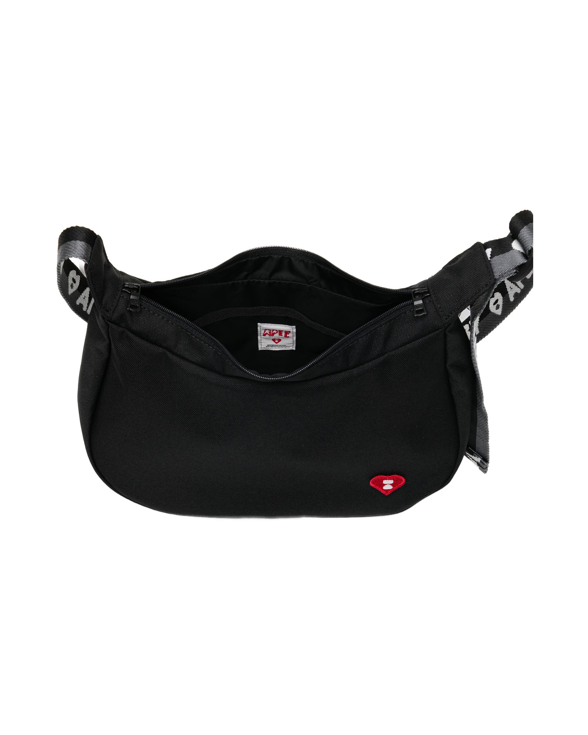 Heart badge crossbody mini bag