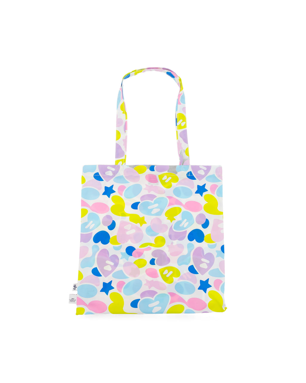 Heart Moonface Medium Camo Tote Bag