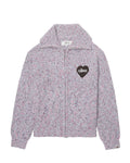 Zip through sweater