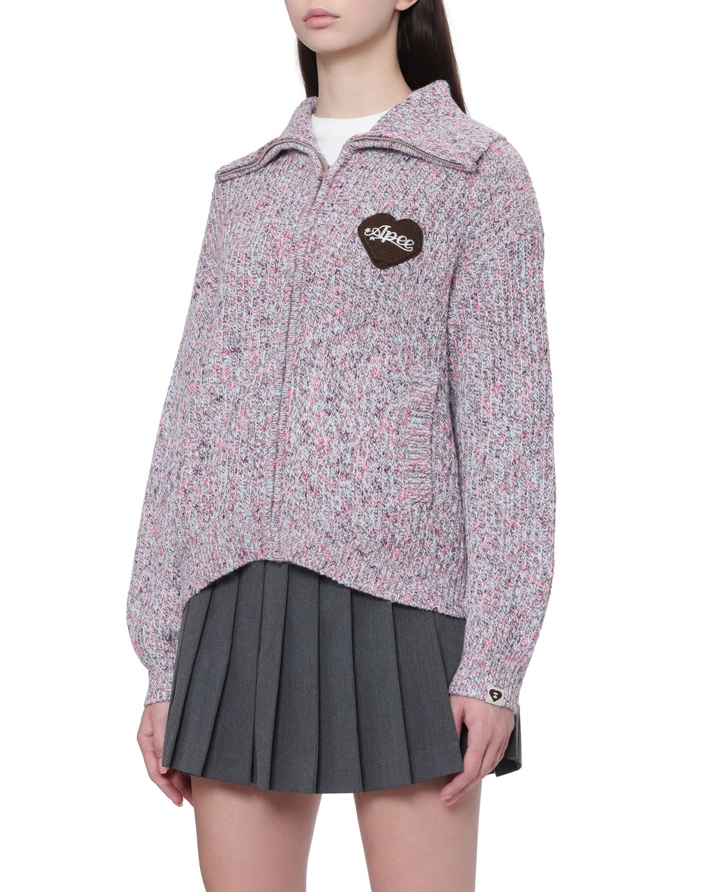 Zip through sweater