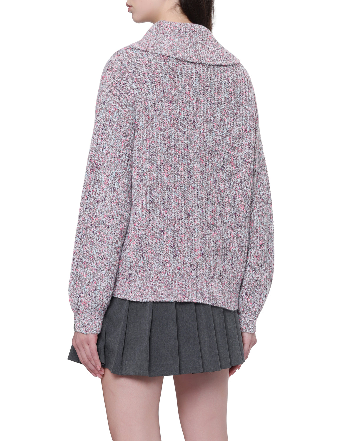 Zip through sweater