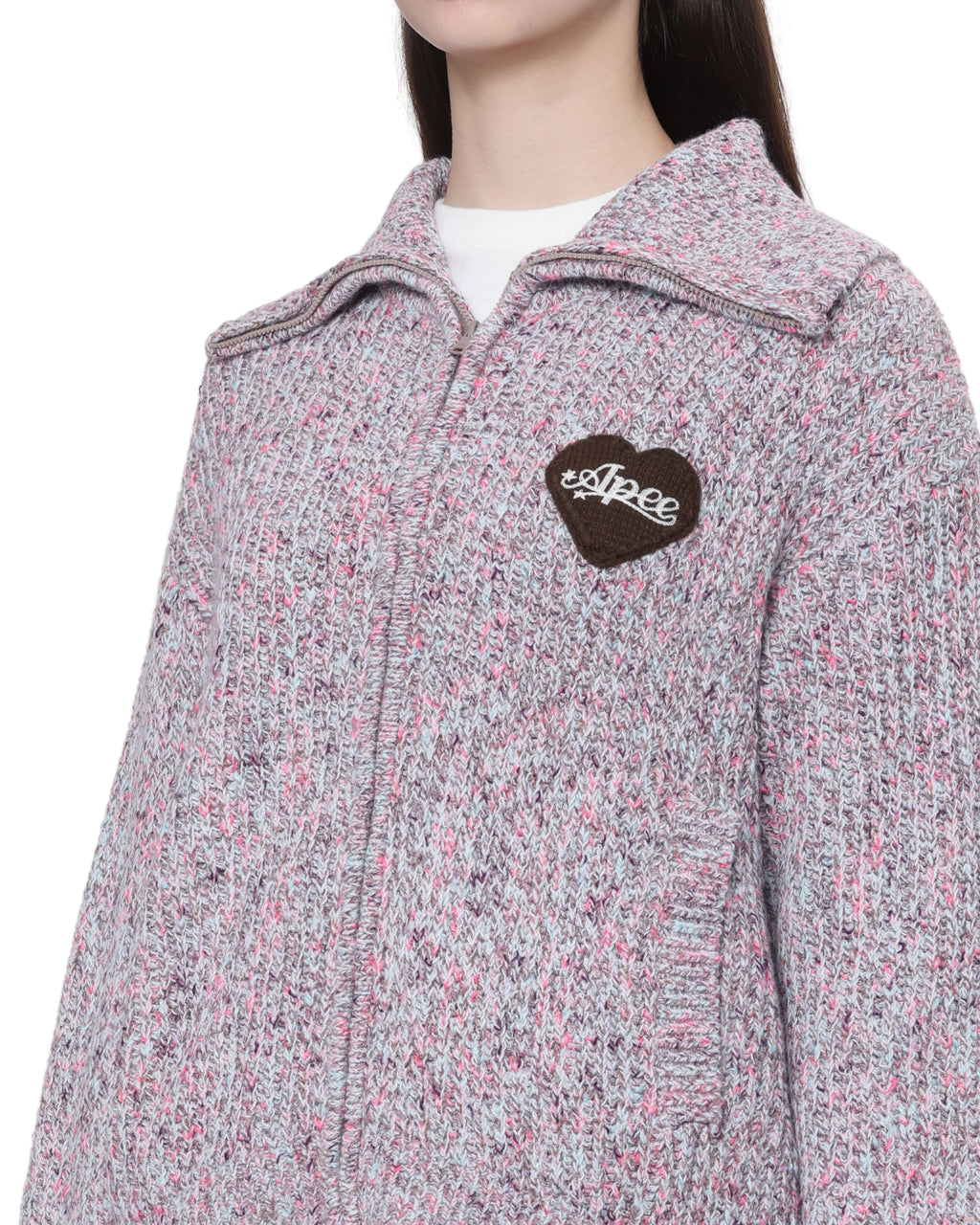 Zip through sweater