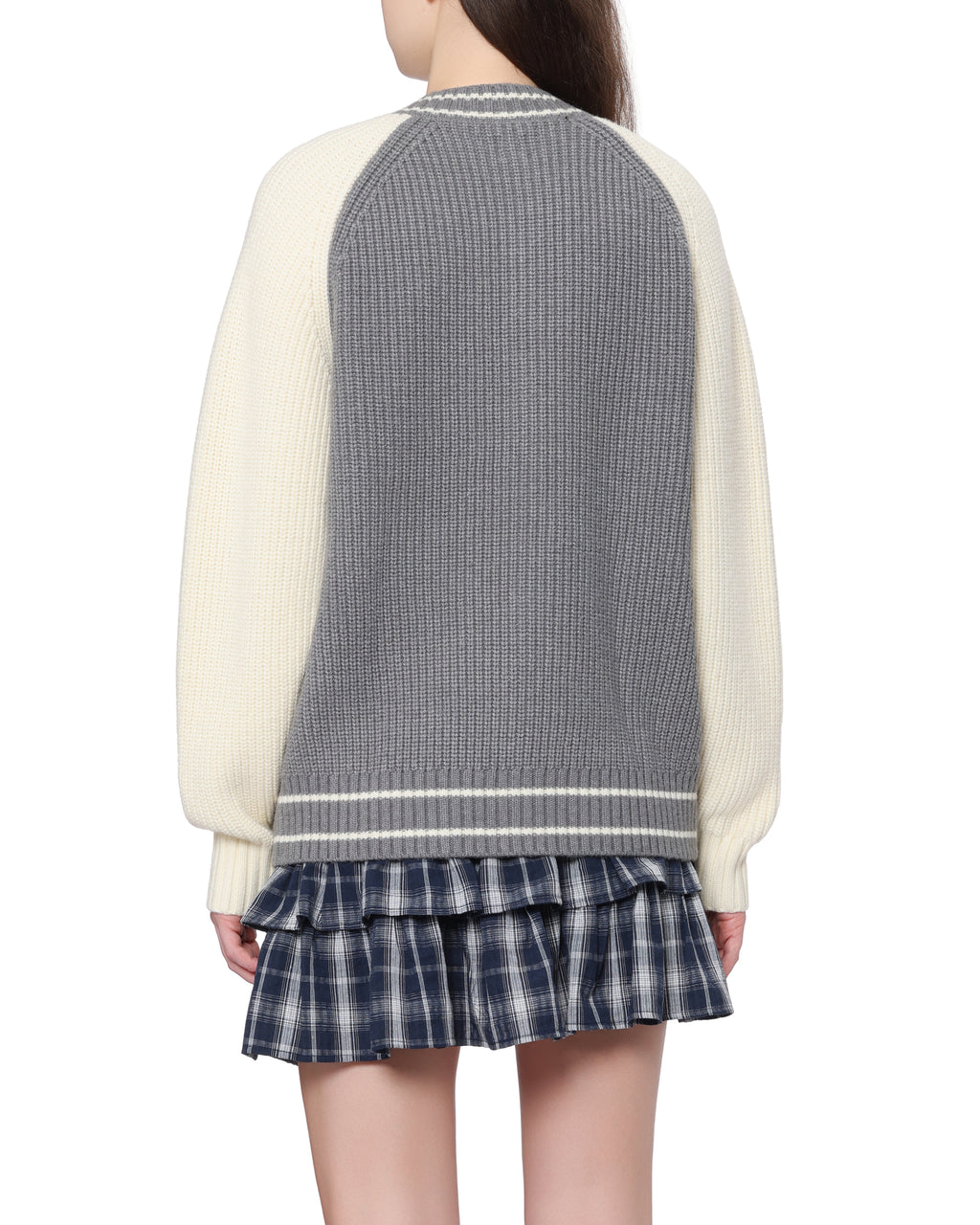 V-neck cardigan