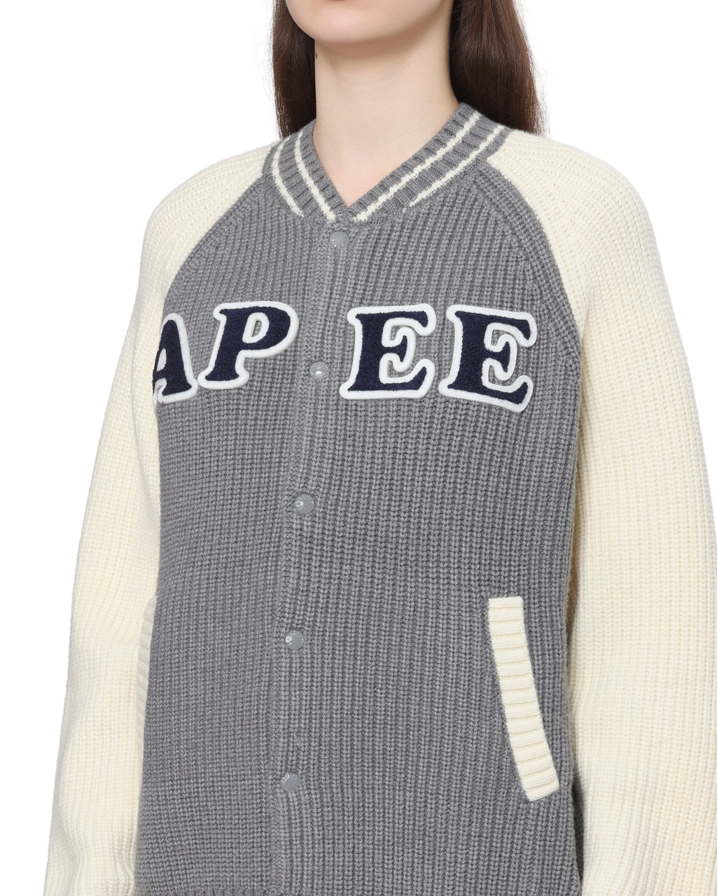 V-neck cardigan