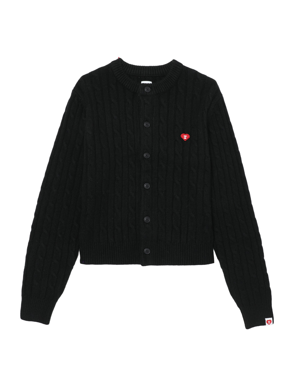 Cable knit cardigan
