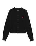 Cable knit cardigan