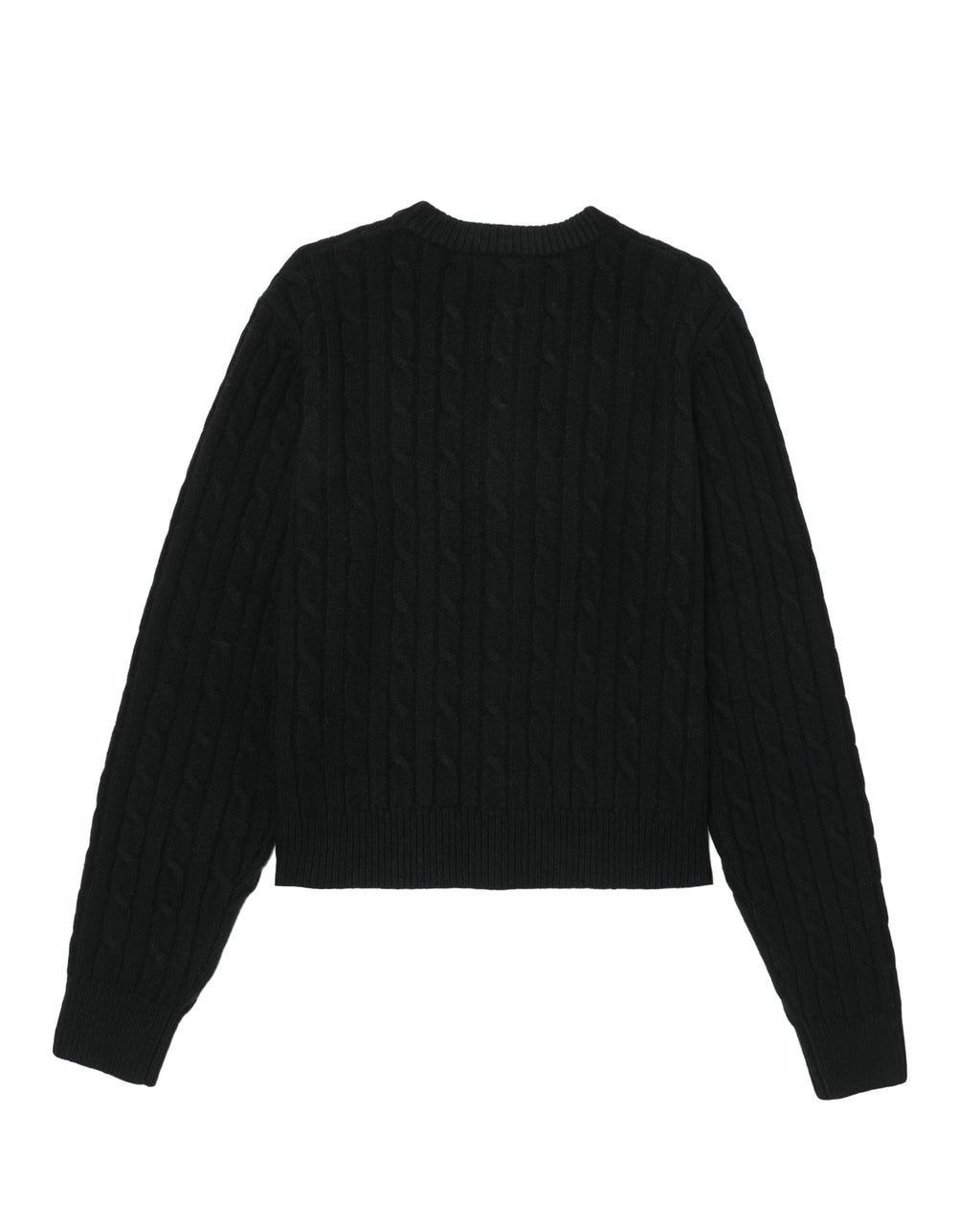 Cable knit cardigan