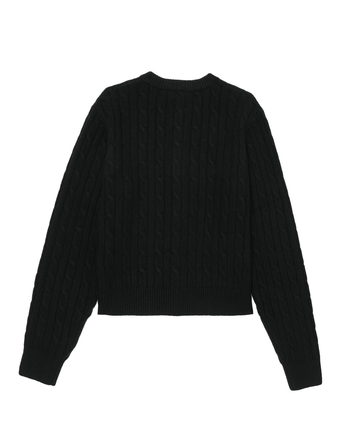 Cable knit cardigan