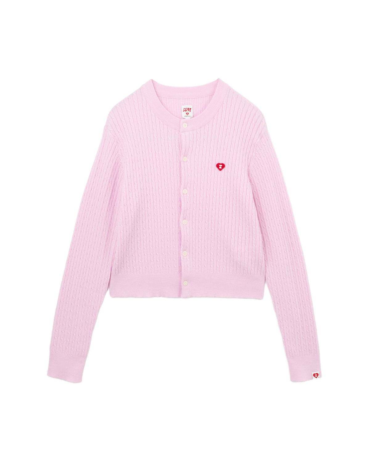 Logo embroidered cardigan