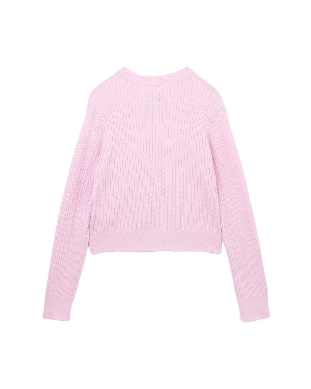 Logo embroidered cardigan