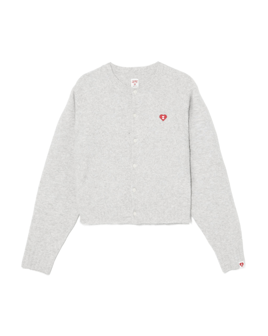 Heart badge cardigan