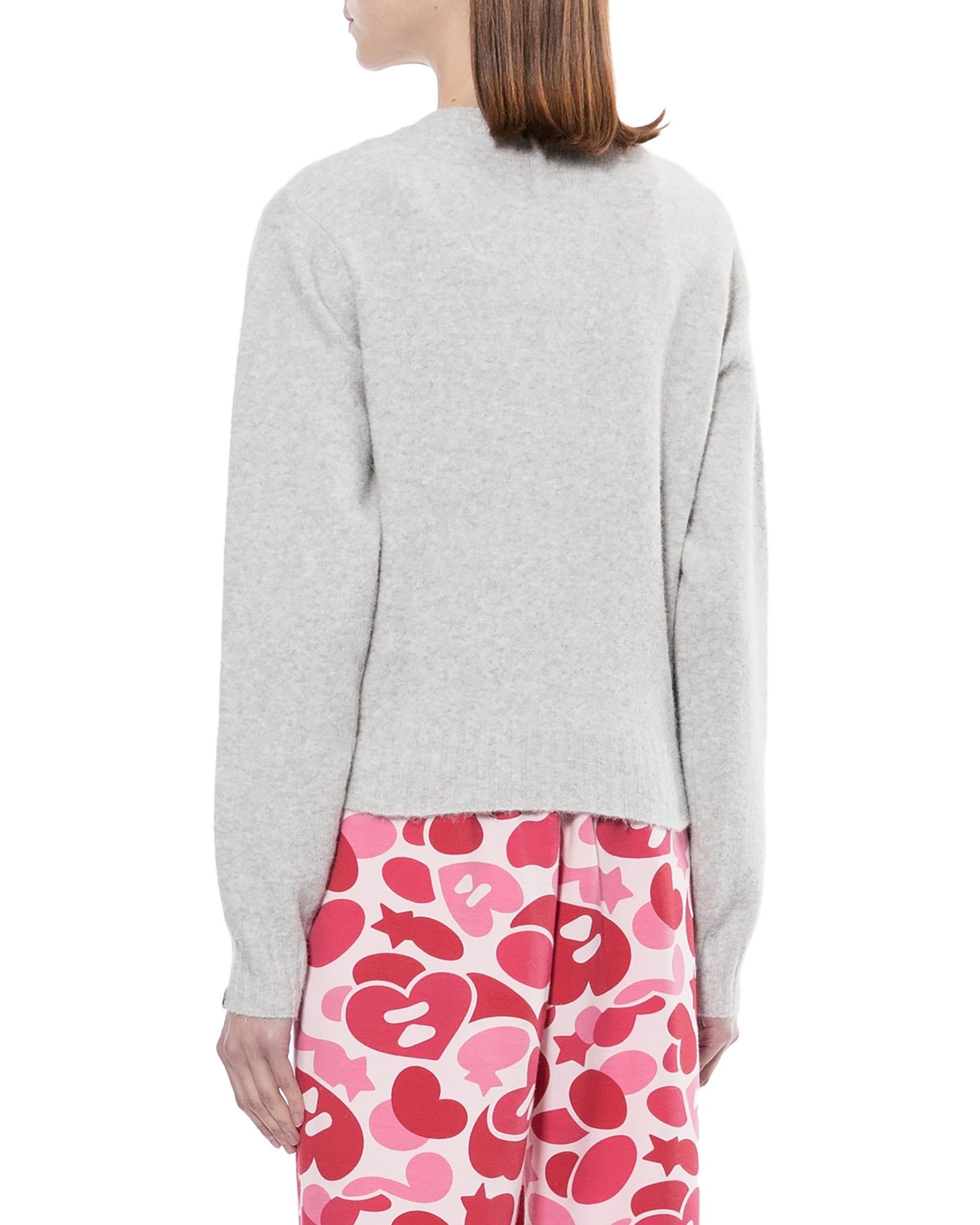 Heart badge cardigan