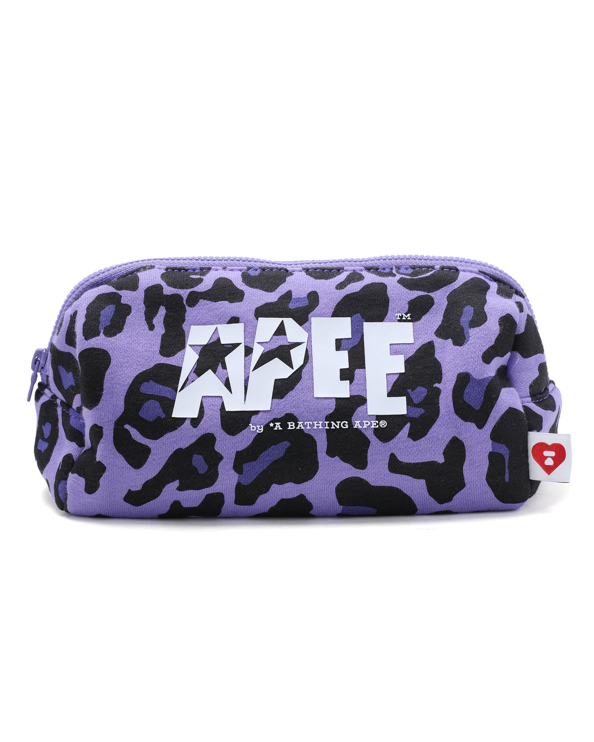 Leopard print pouch