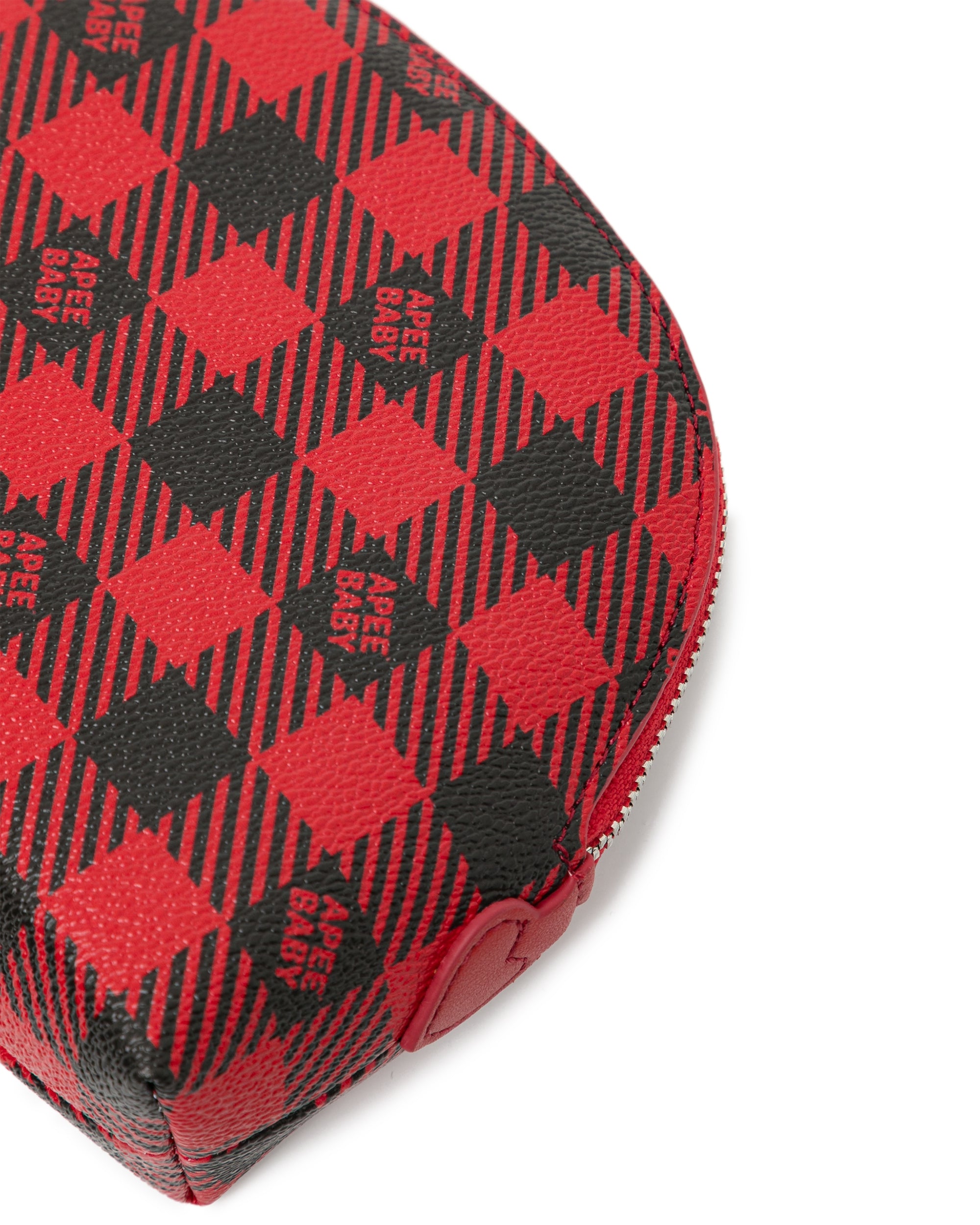 Checkered small pouch