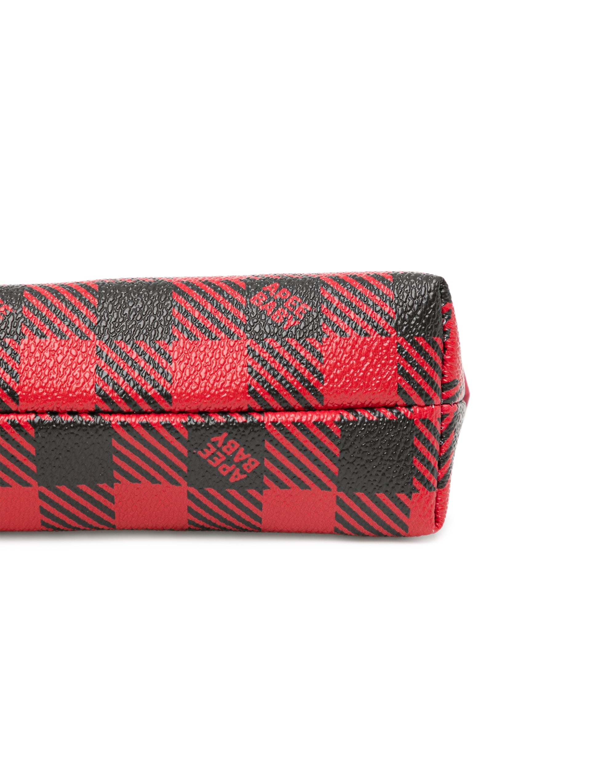 Checkered small pouch