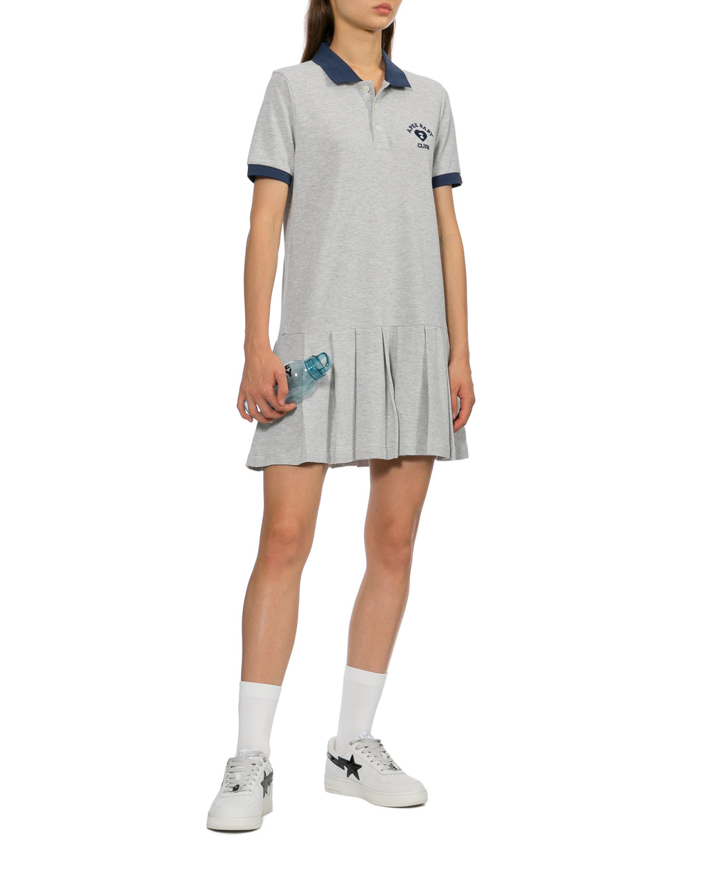 Apee Baby embroidery polo dress