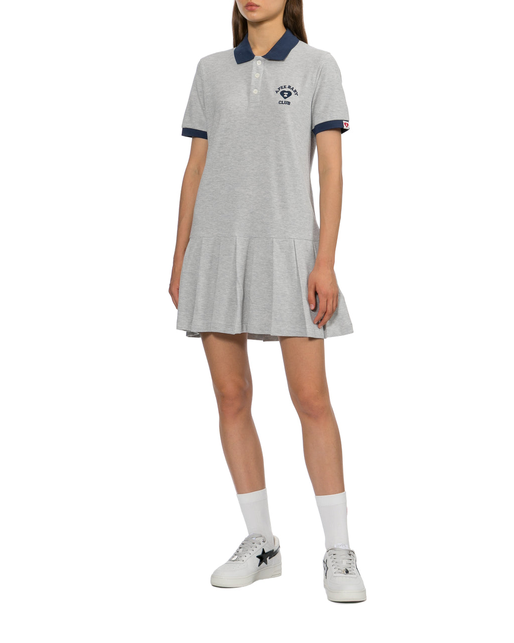 Apee Baby embroidery polo dress