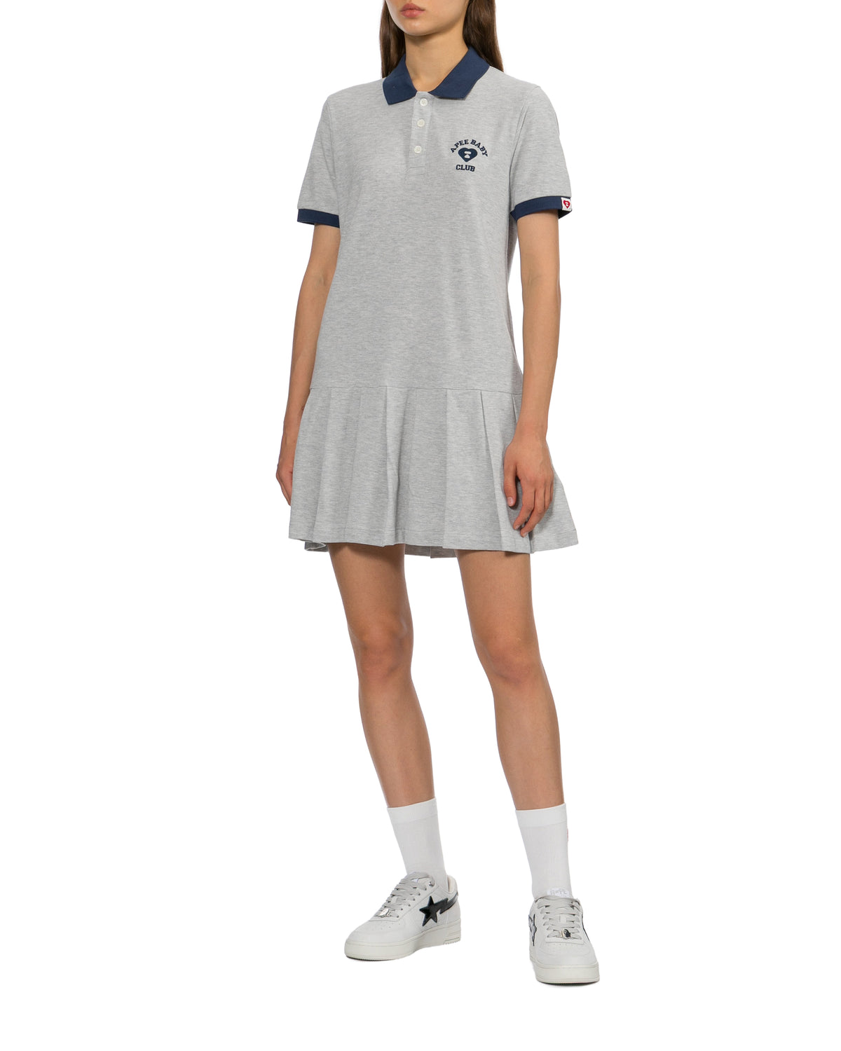 Apee Baby embroidery polo dress