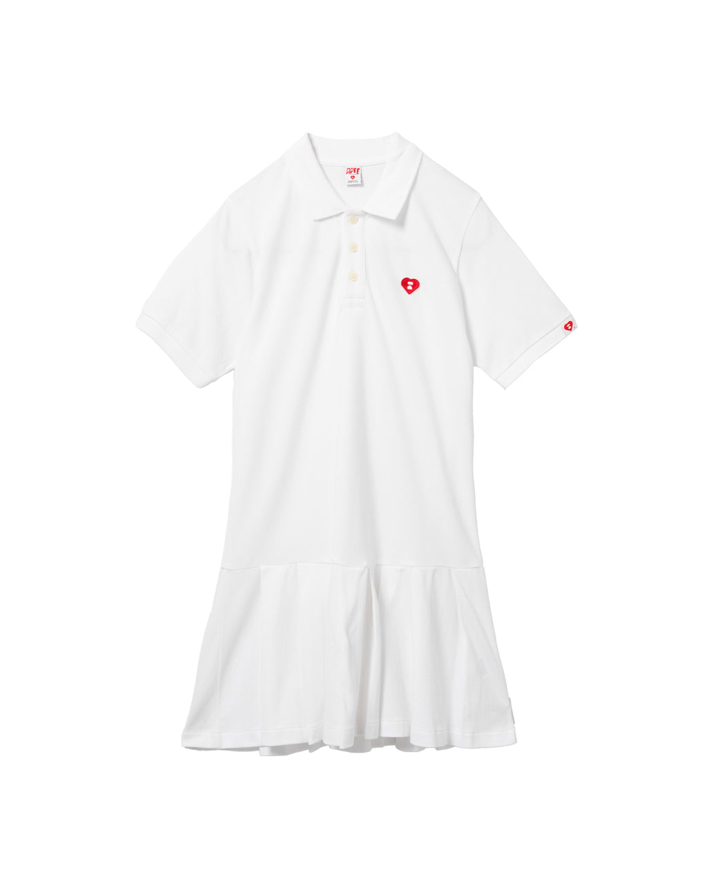 Heart badge polo dress