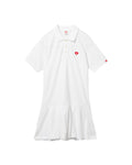 Heart badge polo dress