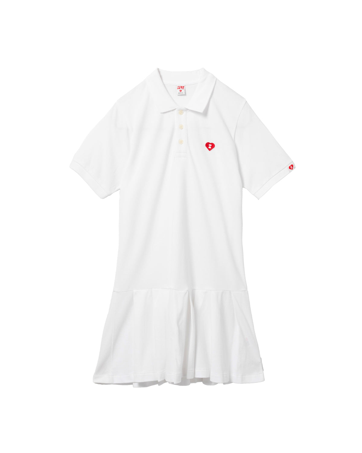 Heart badge polo dress