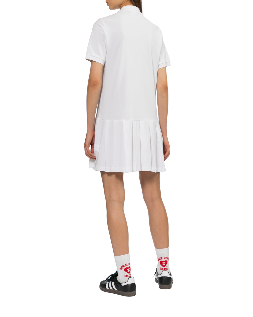 Heart badge polo dress