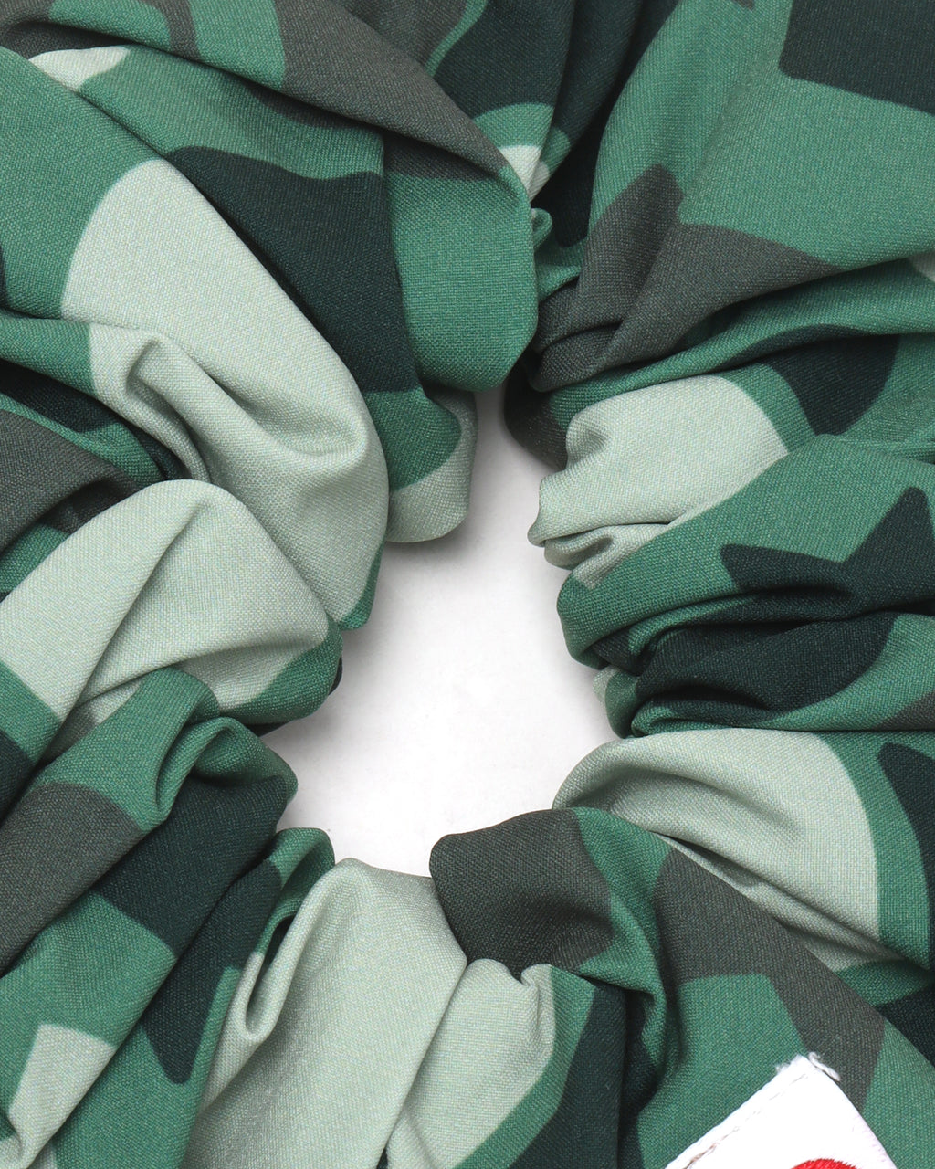 Camo scrunchie